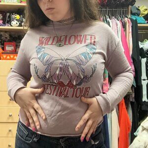 long sleeve crop top sweater hoodie!!